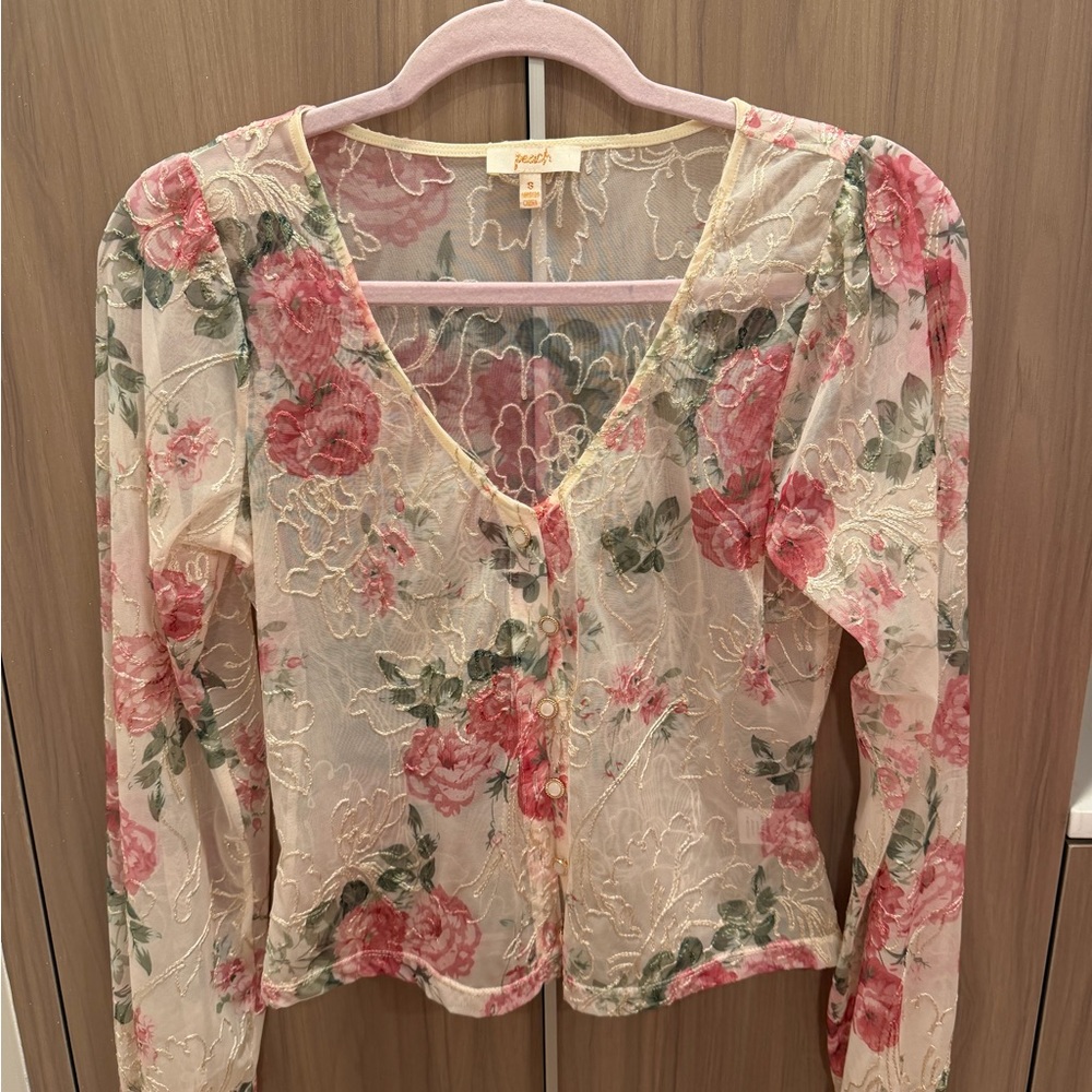 Floral Lace Women Top